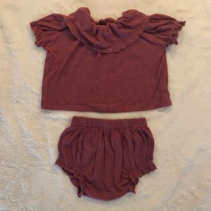 Kate Quinn two piece outfit